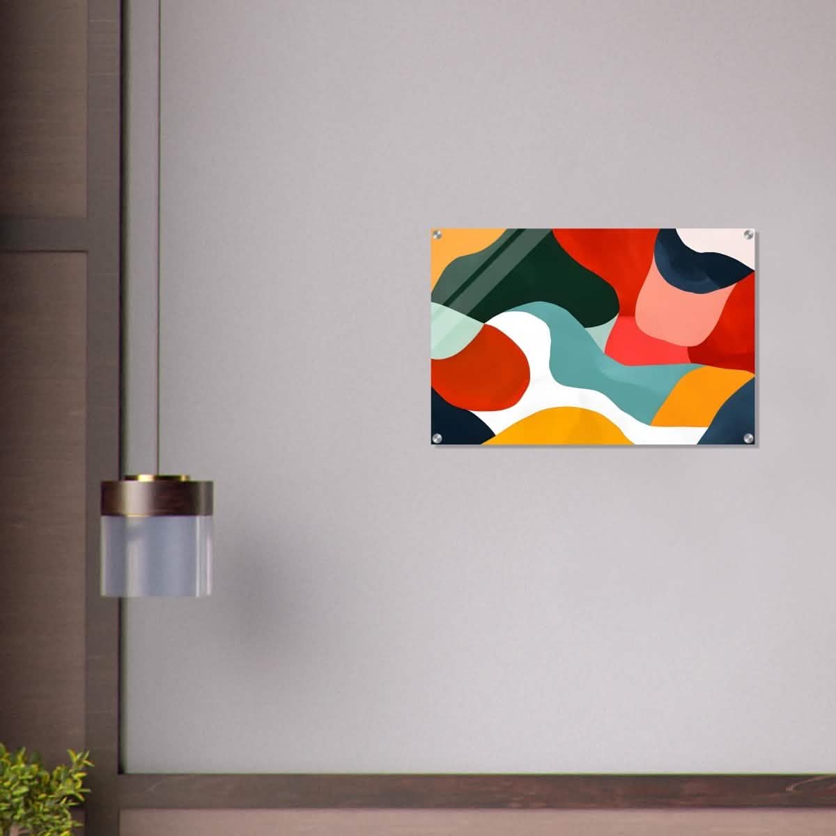 Da Vinci Abstract Wall Art - Acrylic Print - 50x75 cm / 20x30″ -