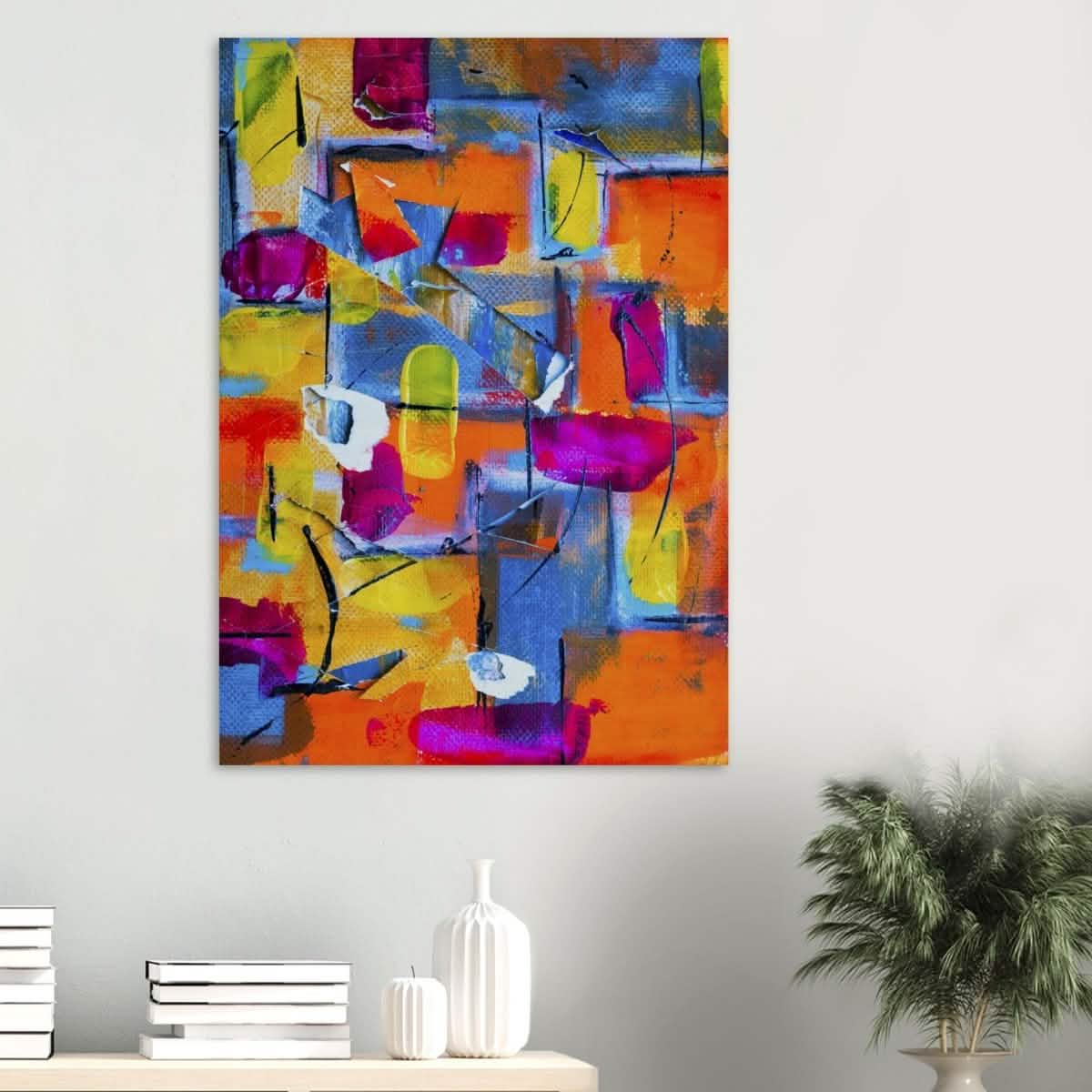 Da Vinci Abstract Wall Art - Wood Prints - 70x100 cm / 28x40″ - 10 mm