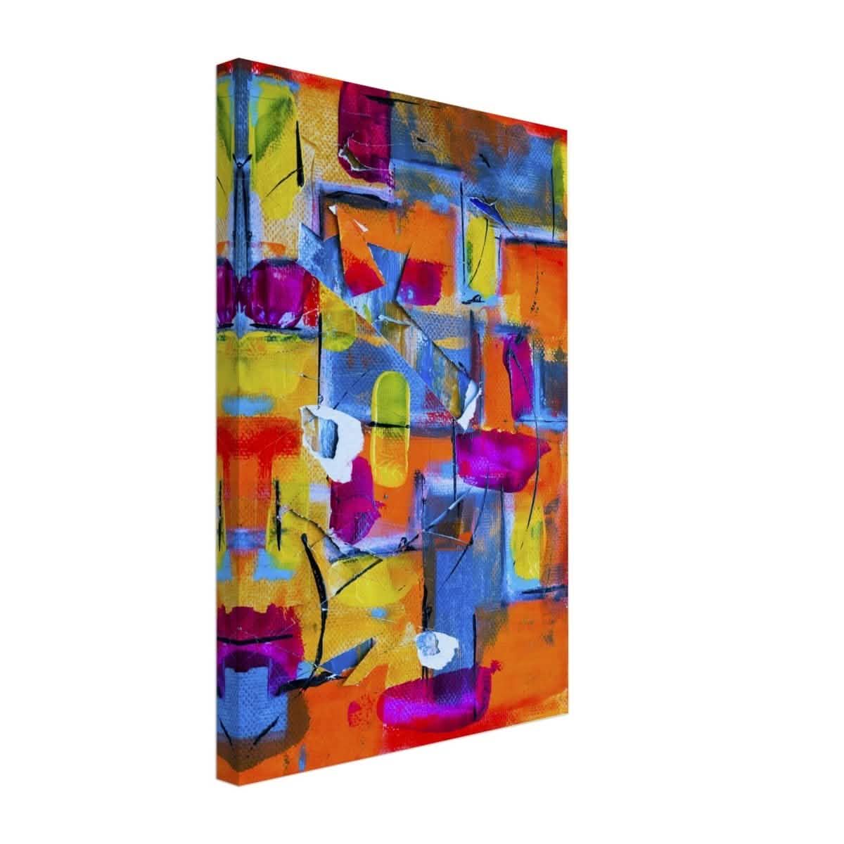 Da Vinci Abstract Wall Art - Canvas - 30x45 cm / 12x18″ - Slim