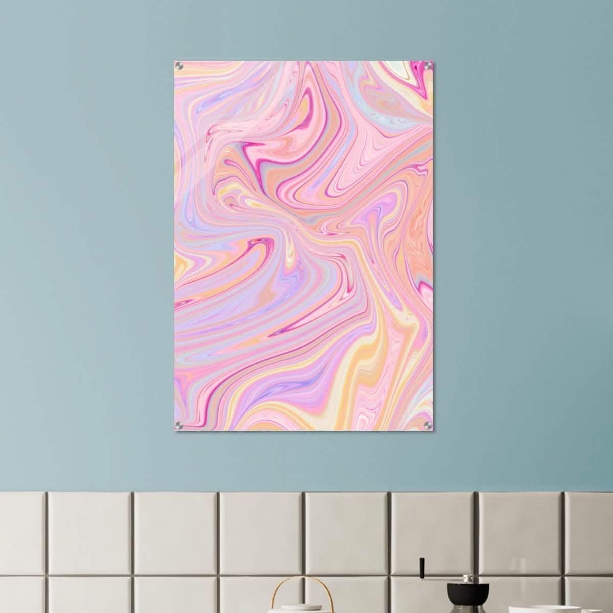 Da Vinci Abstract Wall Art - Acrylic Print - 70x100 cm / 28x40″ -