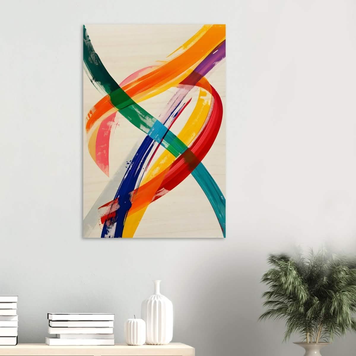 Da Vinci Abstract Wall art - Wood Prints - 60x90 cm / 24x36″ - 10 mm