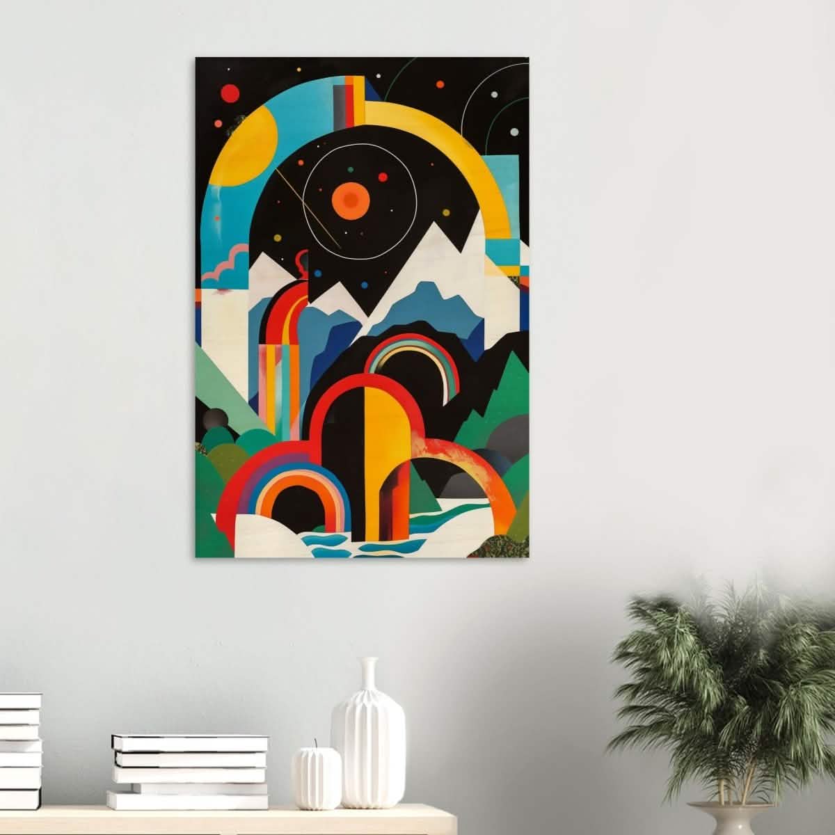 Da Vinci Abstract Wall Art - Wood Prints - 60x90 cm / 24x36″ - 10 mm