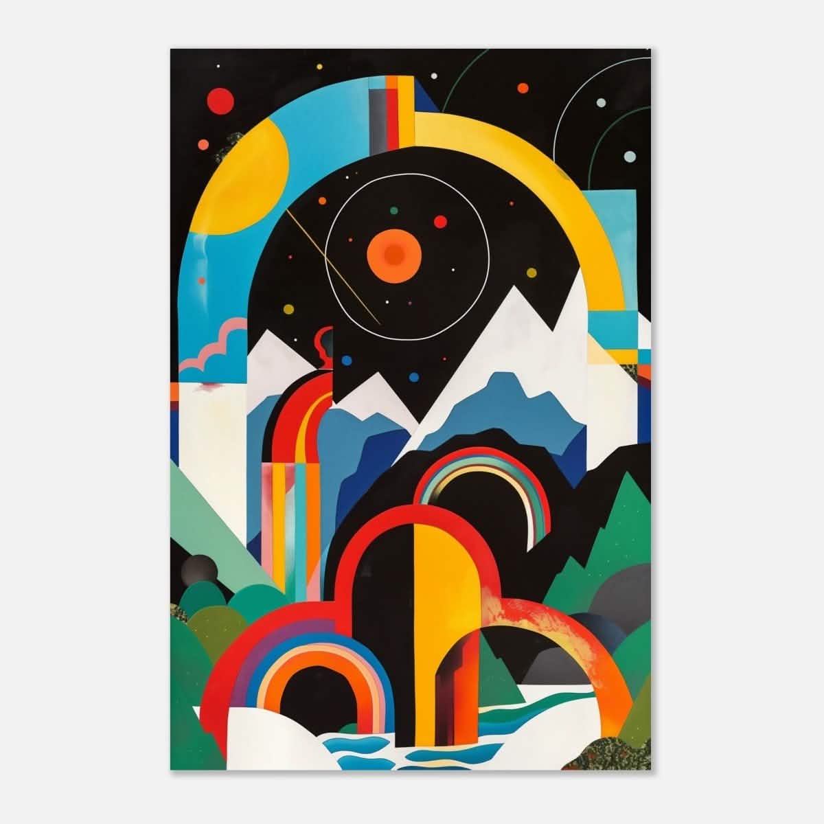 Da Vinci Abstract Wall Art - Aluminum Print - 50x75 cm / 20x30″ -