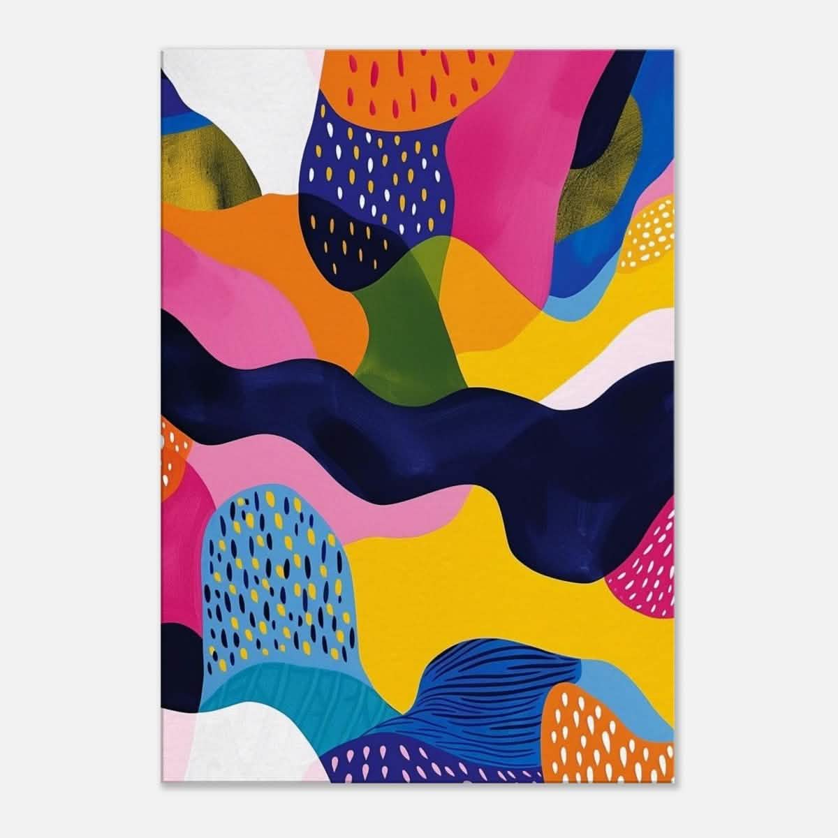 Da Vinci Abstract Wall art - Canvas - 70x100 cm / 28x40″ - Slim