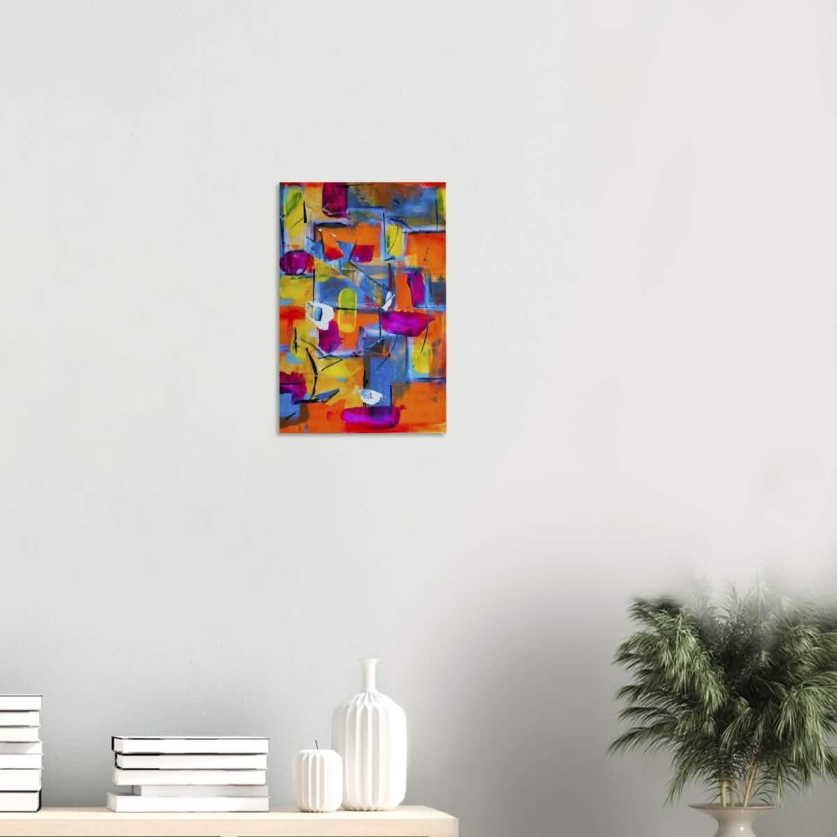 Da Vinci Abstract Wall Art - Wood Prints - 30x45 cm / 12x18″ - 20 mm
