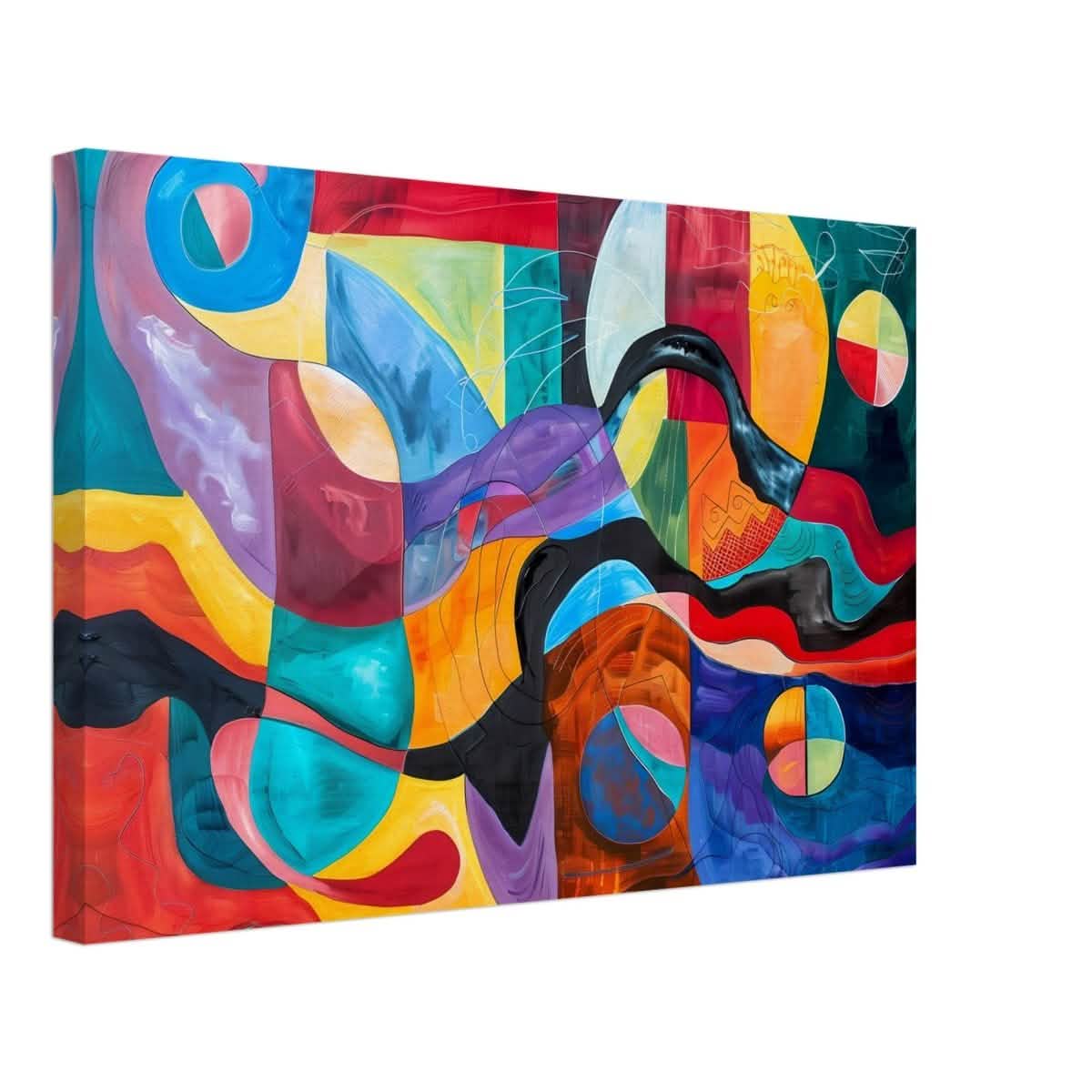 Da Vinci Abstract Wall Art - Canvas - 40x60 cm / 16x24″ - Thick