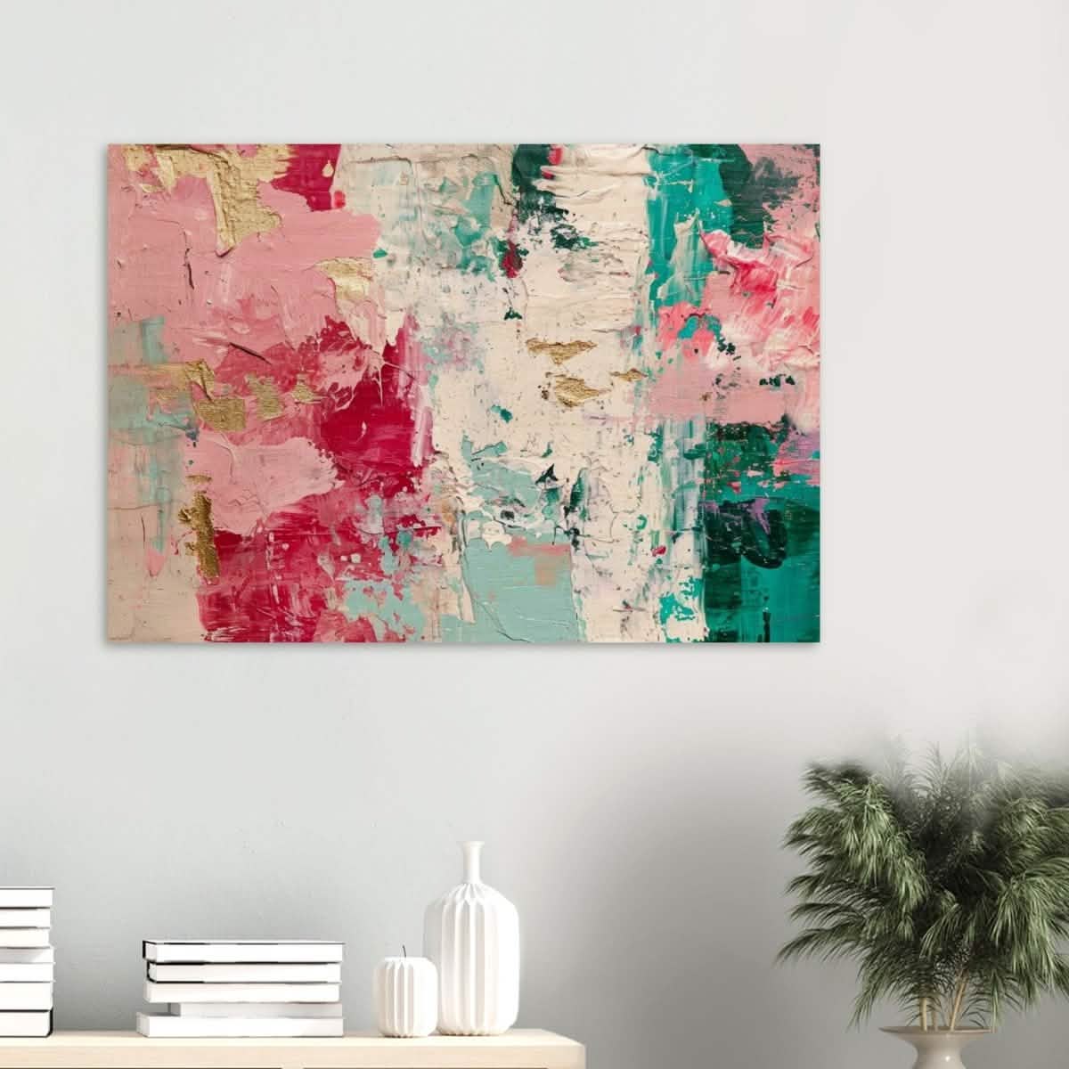 Da Vinci Abstract Wall Art - Wood Prints - 70x100 cm / 28x40″ - 20 mm