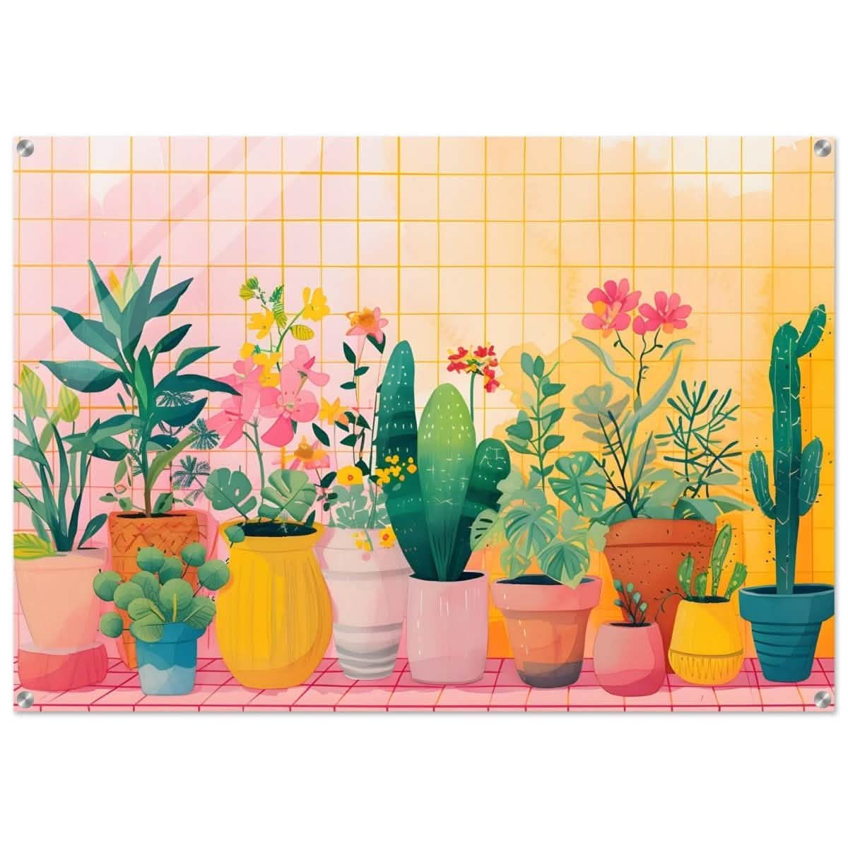 Da Vinci Abstract Wall Art - Acrylic Print - 70x100 cm / 28x40″ -