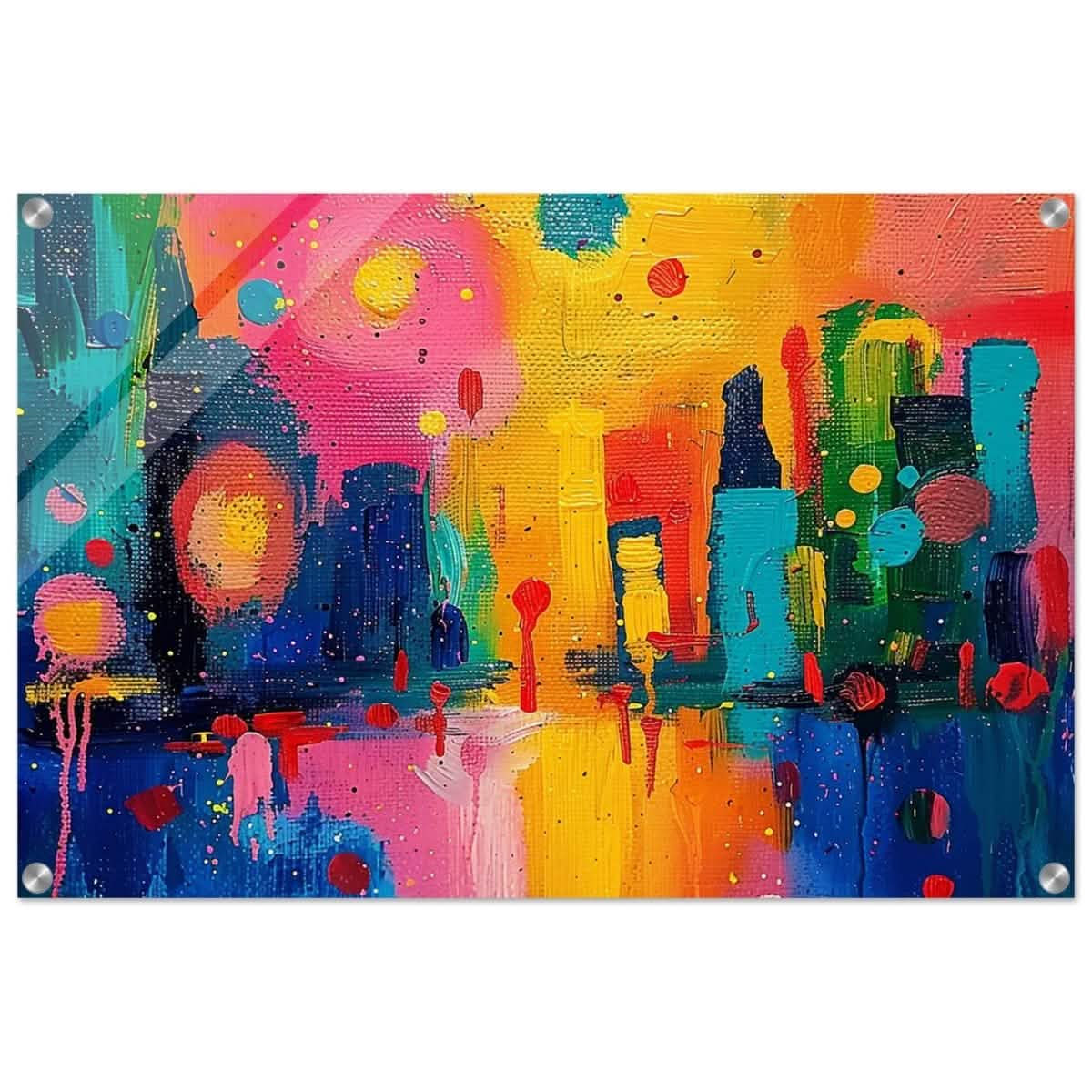 Da Vinci Abstract Wall Art - Acrylic Print - 50x75 cm / 20x30″ -