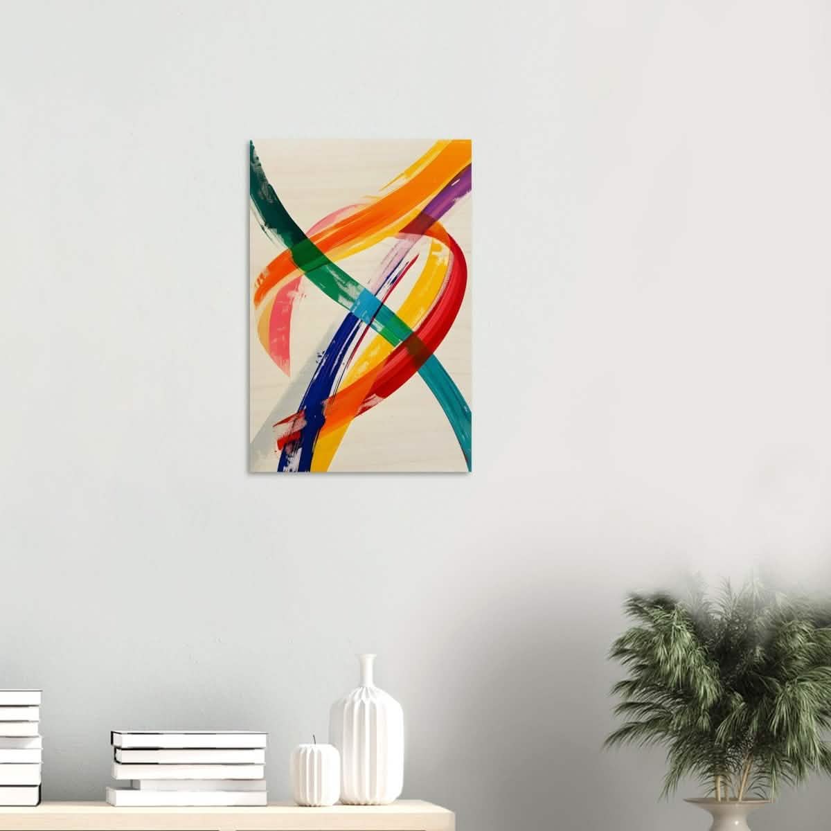 Da Vinci Abstract Wall art - Wood Prints - 40x60 cm / 16x24″ - 10 mm