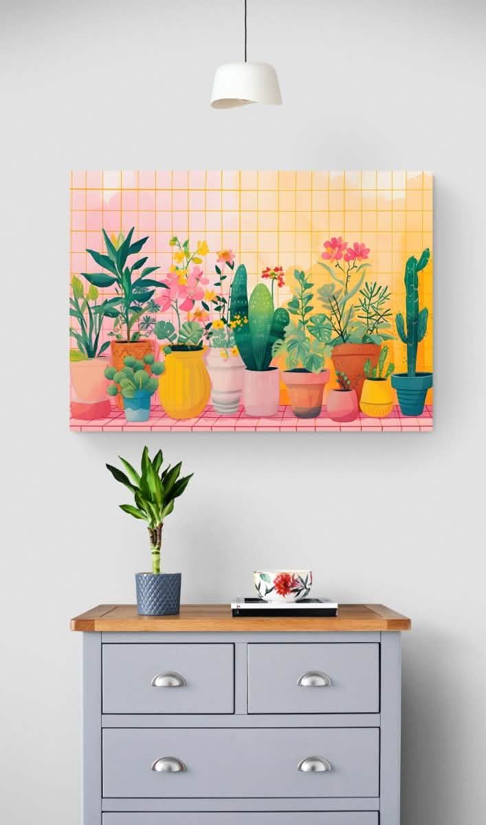 Da Vinci Abstract Wall Art - Canvas - 70x100 cm / 28x40″ - Slim