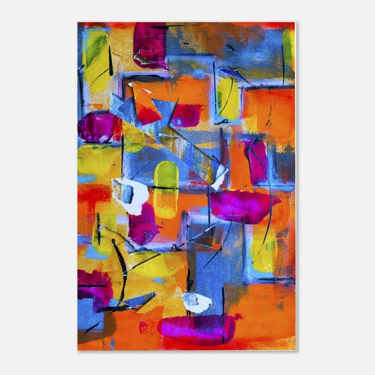 Da Vinci Abstract Wall Art - Aluminum Print - 30x45 cm / 12x18″ -