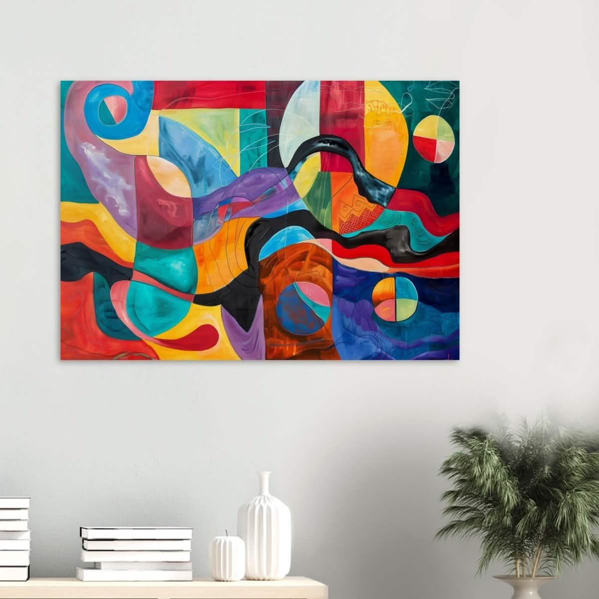 Da Vinci Abstract Wall Art - Wood Prints - 70x100 cm / 28x40″ - 10 mm