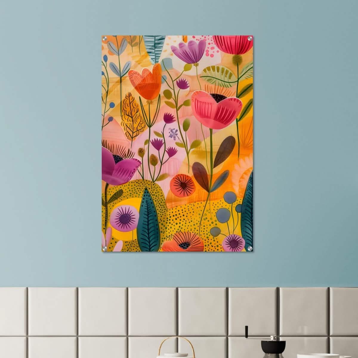 Da Vinci Abstract Wall Art - Acrylic Print - 70x100 cm / 28x40″ -