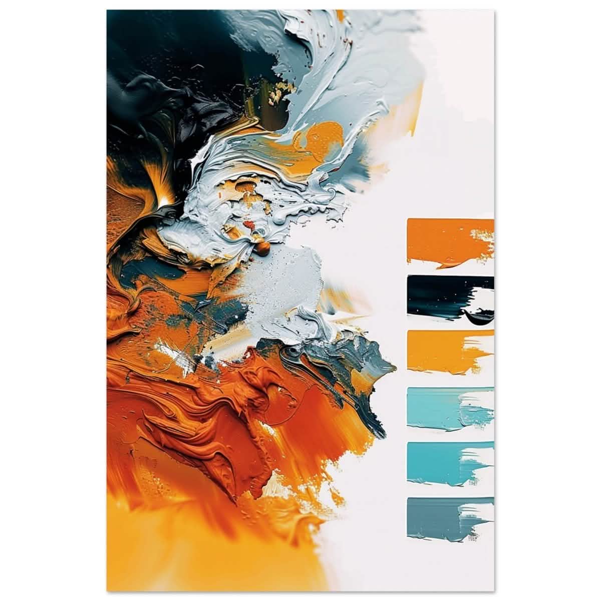 Da Vinci Abstract Wall art - Wood Prints - 60x90 cm / 24x36″ - 20 mm