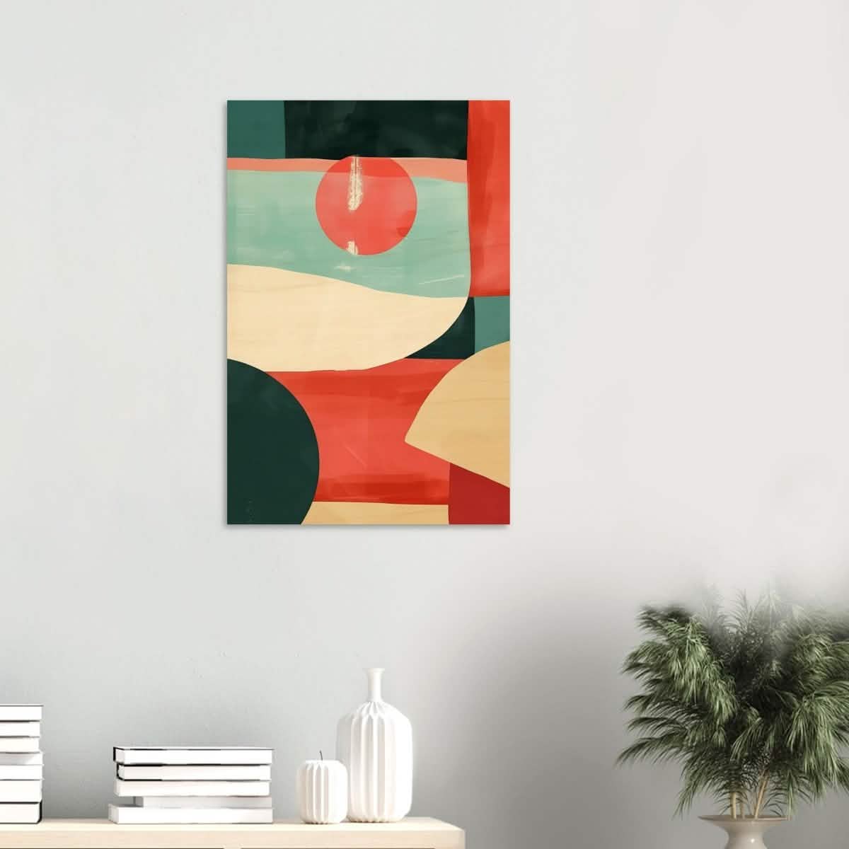 Da Vinci Abstract Wall art - Wood Prints - 50x75 cm / 20x30″ - 10 mm