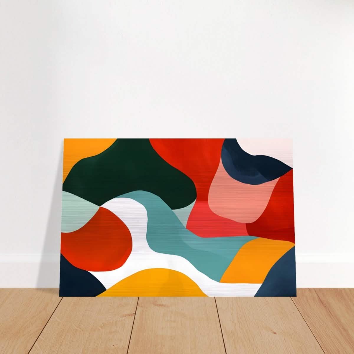 Da Vinci Abstract Wall Art - Brushed Aluminum Print - 30x45 cm / 12x18″ -