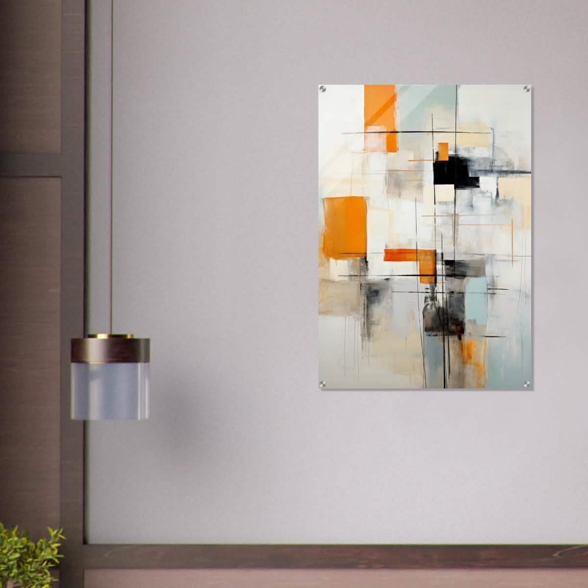 Da Vinci Abstract Wall Art - Acrylic Print - 70x100 cm / 28x40″ -