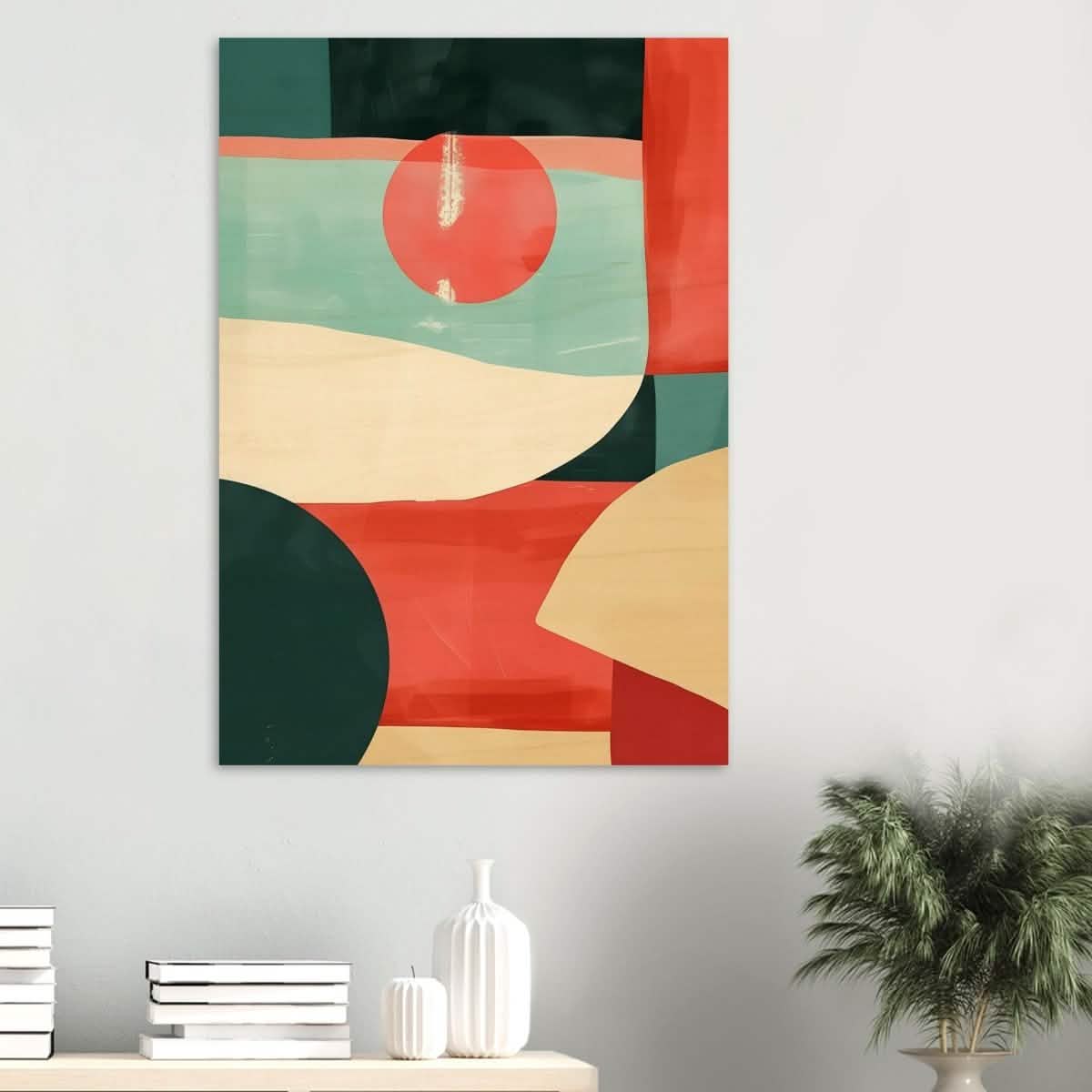 Da Vinci Abstract Wall art - Wood Prints - 70x100 cm / 28x40″ - 20 mm