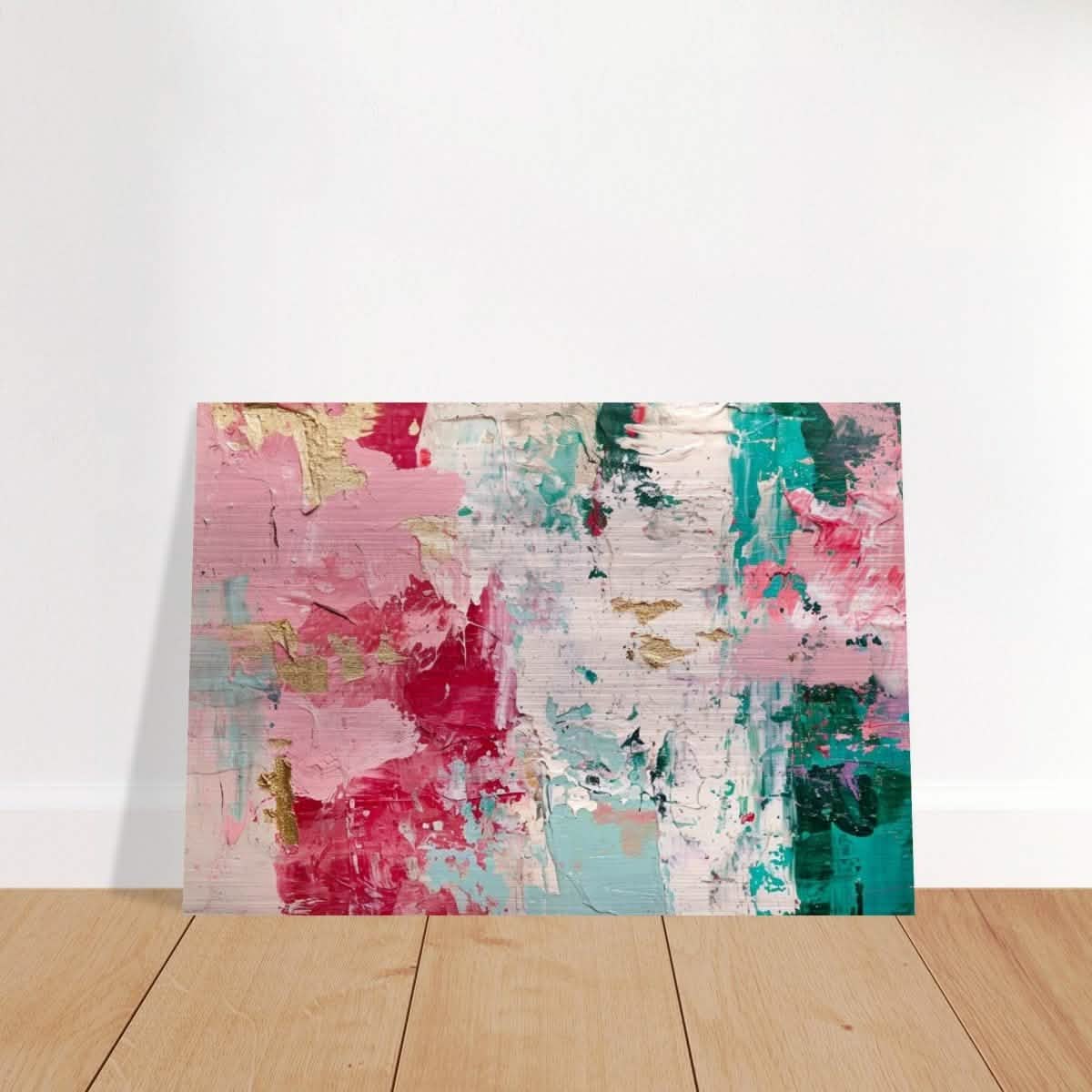 Da Vinci Abstract Wall Art - Brushed Aluminum Print - 70x100 cm / 28x40″ -