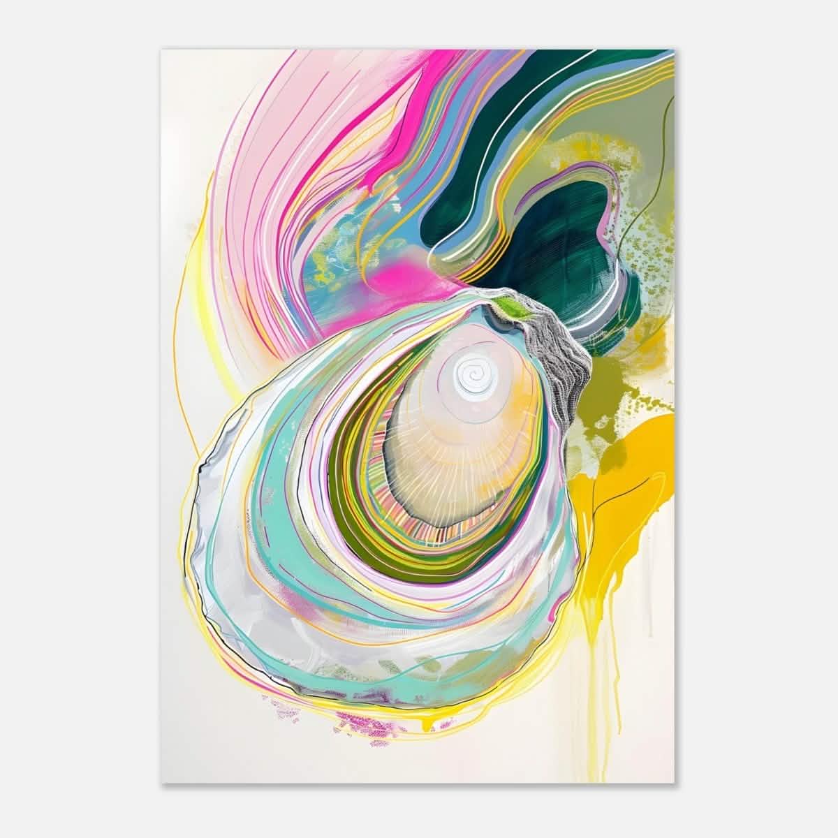 Da Vinci Abstract Wall Art - Aluminum Print - 70x100 cm / 28x40″ -