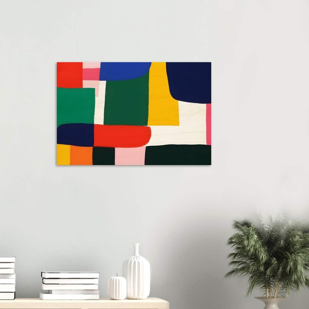 Da Vinci Abstract Wall Art - Wood Prints - 50x75 cm / 20x30″ - 20 mm