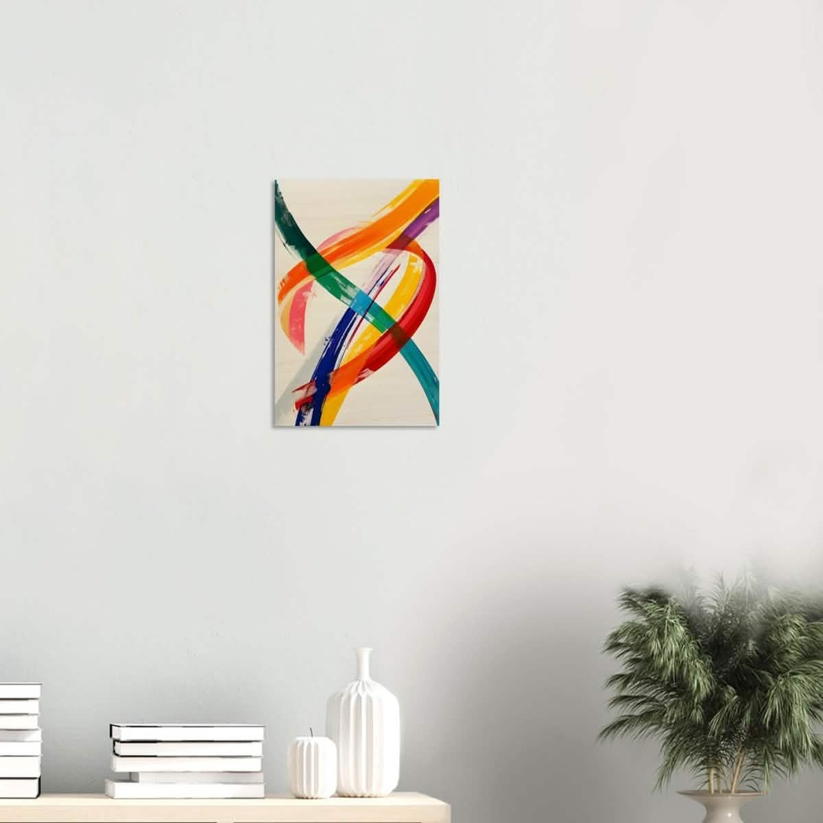 Da Vinci Abstract Wall art - Wood Prints - 30x45 cm / 12x18″ - 20 mm