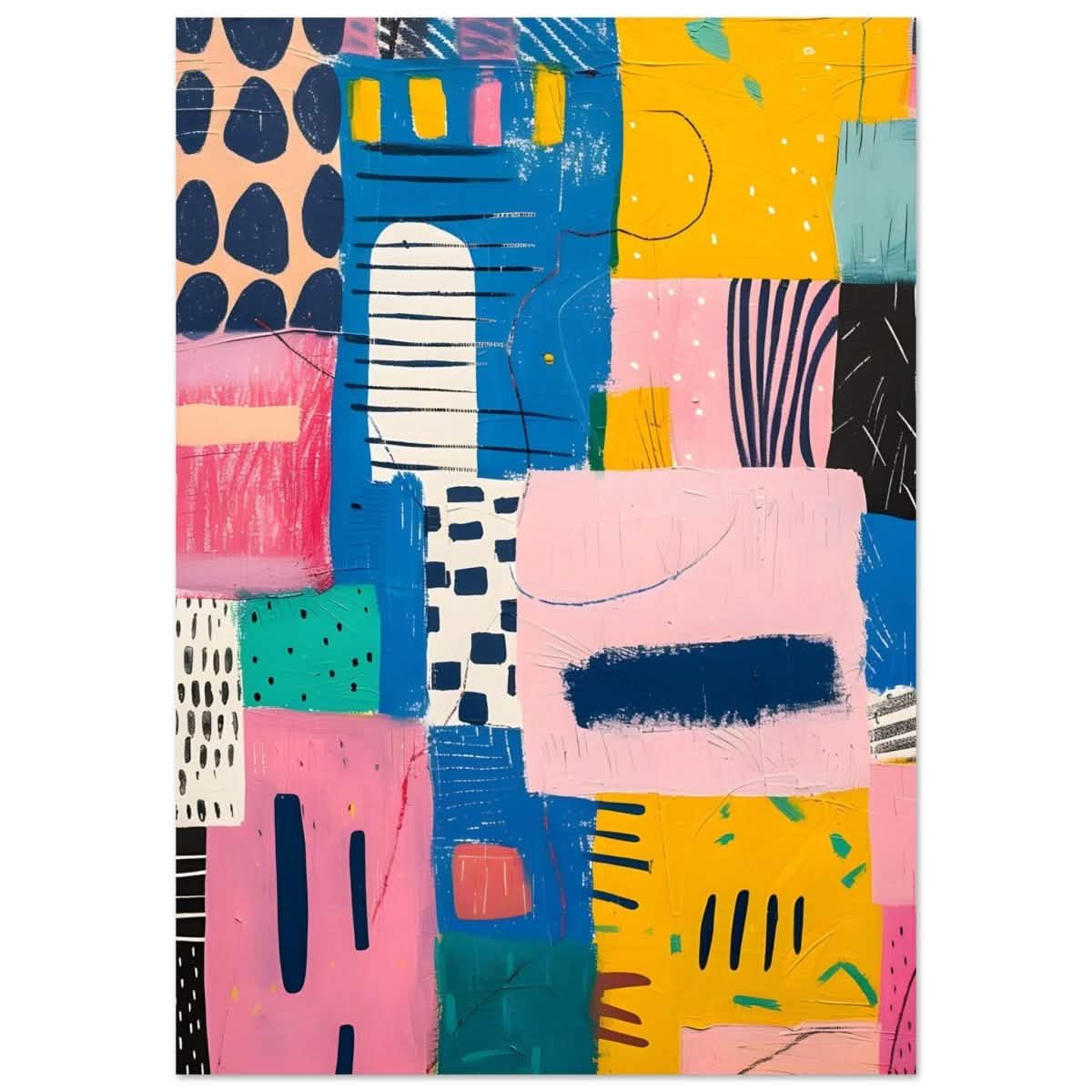 Da Vinci Abstract Wall art - Aluminum Print - 70x100 cm / 28x40″ -