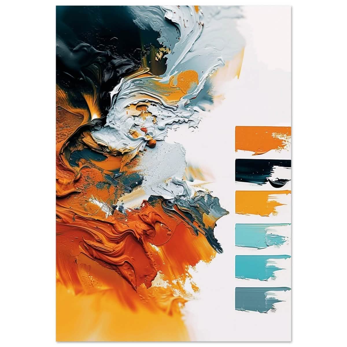 Da Vinci Abstract Wall art - Wood Prints - 60x90 cm / 24x36″ - 20 mm