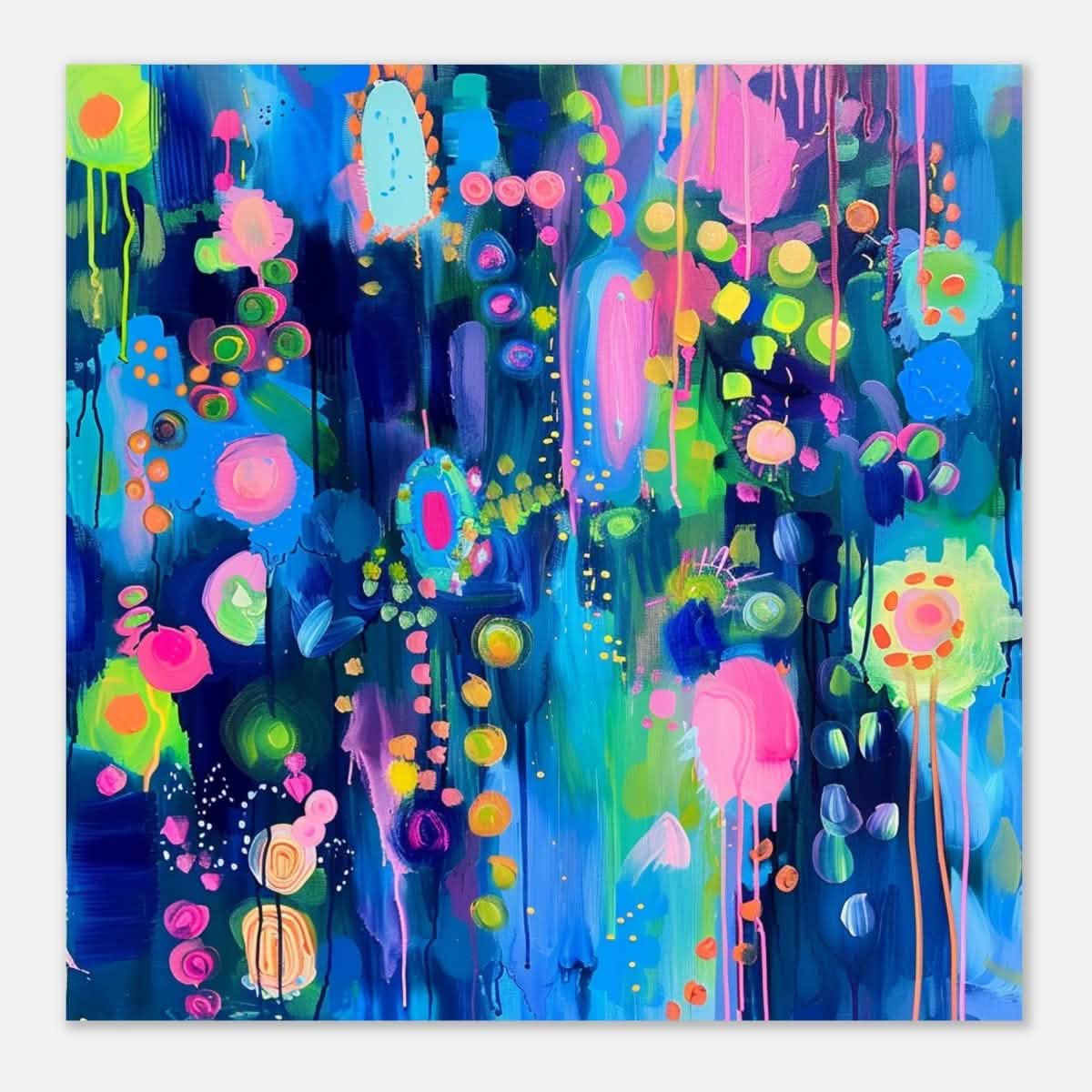 Da Vinci Abstract Wall Art - Aluminum Print - 60x60 cm / 24x24″ -