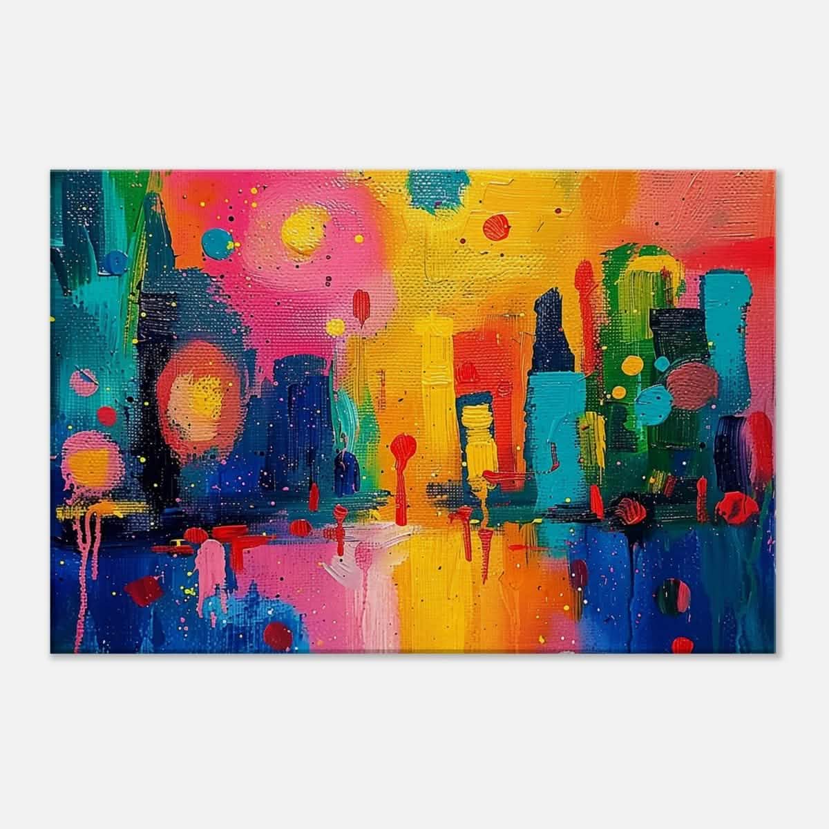 Da Vinci Abstract Wall Art - Canvas - 40x60 cm / 16x24″ - Thick