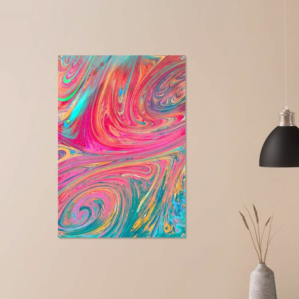 Da Vinci Abstract Wall Art - Acrylic Print - 70x100 cm / 28x40″ -