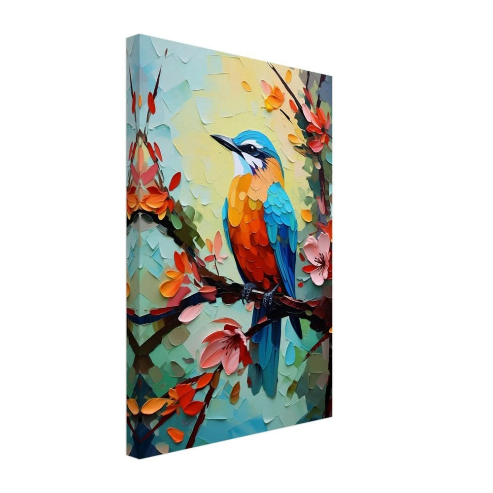 Da Vinci Animal Kingdom Art Wall art print | Kingfisher - Canvas - 30x45 cm / 12x18″ -