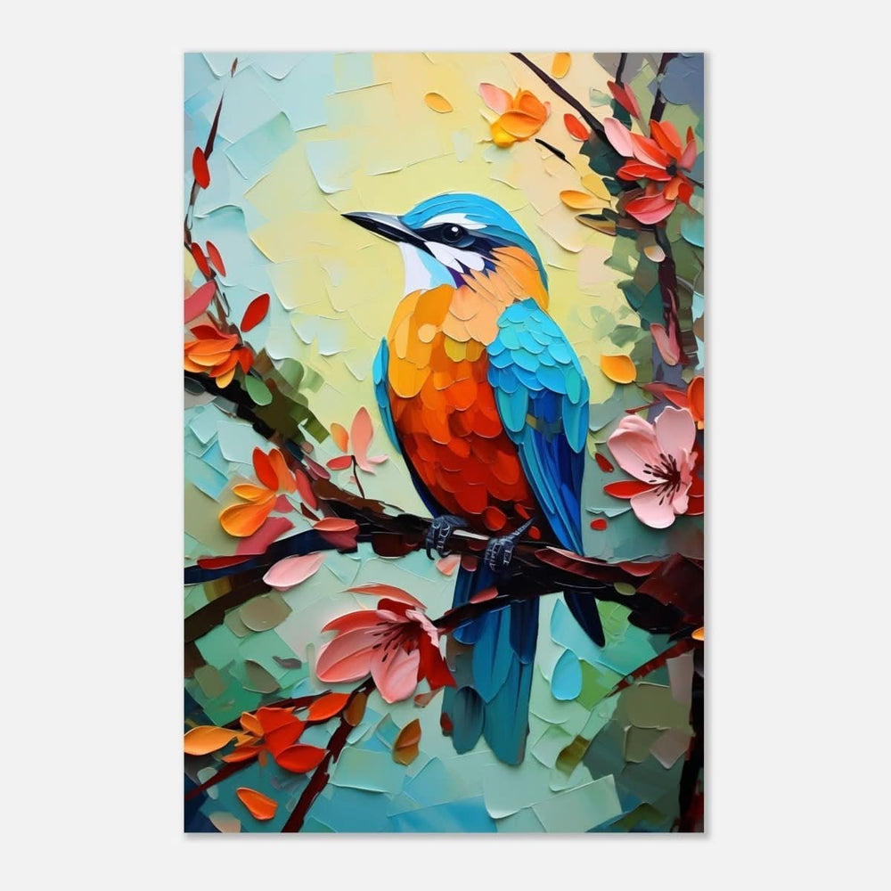 Da Vinci Animal Kingdom Art Wall art print | Kingfisher - Aluminum Print - 60x90 cm / 24x36″ -