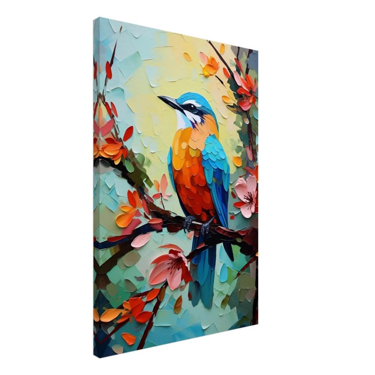 Da Vinci Animal Kingdom Art Wall art print | Kingfisher - Canvas - 50x75 cm / 20x30″ -