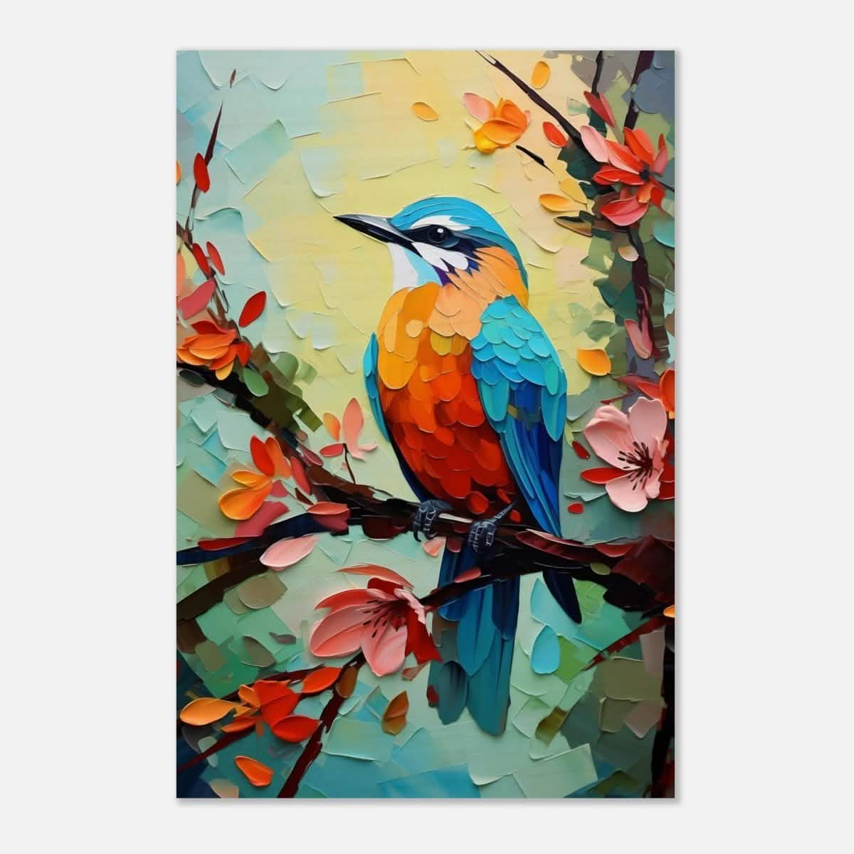 Da Vinci Animal Kingdom Art Wall art print | Kingfisher - Wood Prints - 50x75 cm / 20x30″ -