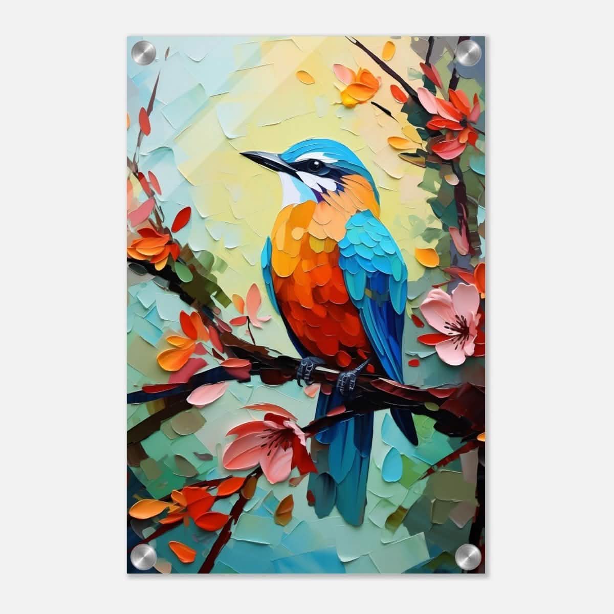 Da Vinci Animal Kingdom Art Wall art print | Kingfisher - Acrylic Print - 30x45 cm / 12x18″ -
