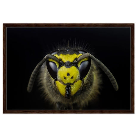 Da Vinci Animal Kingdom Art Wall art print - Framed Canvas - 60x90 cm / 24x36″ - Dark wood frame