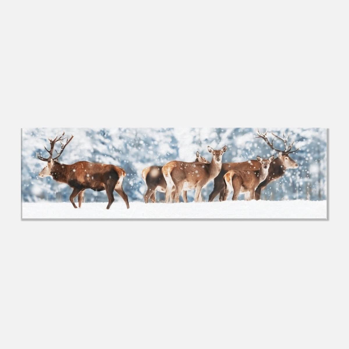 Da Vinci Animal Kingdom Wall art print collection | Deer | Canvas print - 30x90 cm / 12x36″ - Thick -