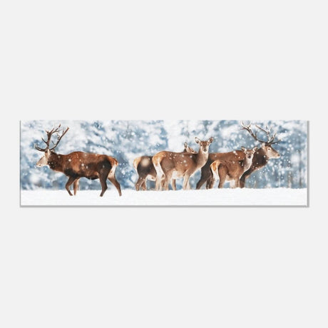 Da Vinci Animal Kingdom Wall art print collection | Deer | Canvas print - 30x90 cm / 12x36″ - Thick -