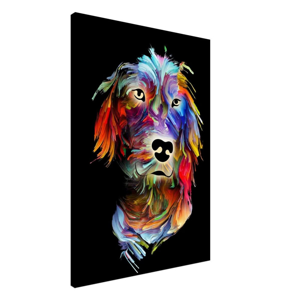 Da Vinci Animal Kingdom Wall art print collection | Dog painting print | Contemporary Art - Canvas - 70x100 cm / 28x40″ - Thick