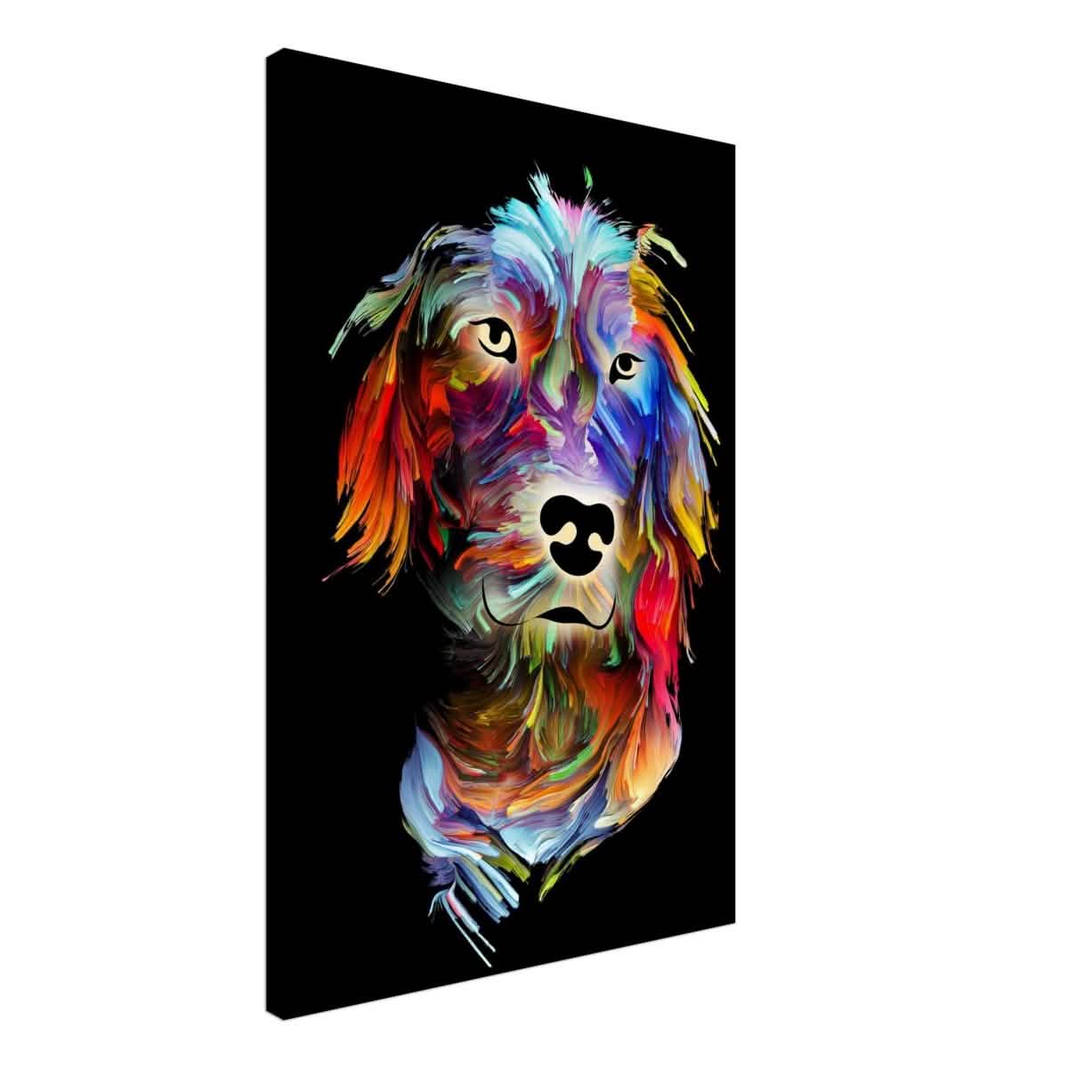 Da Vinci Animal Kingdom Wall art print collection | Dog painting print | Contemporary Art - Canvas - 50x75 cm / 20x30″ - Slim