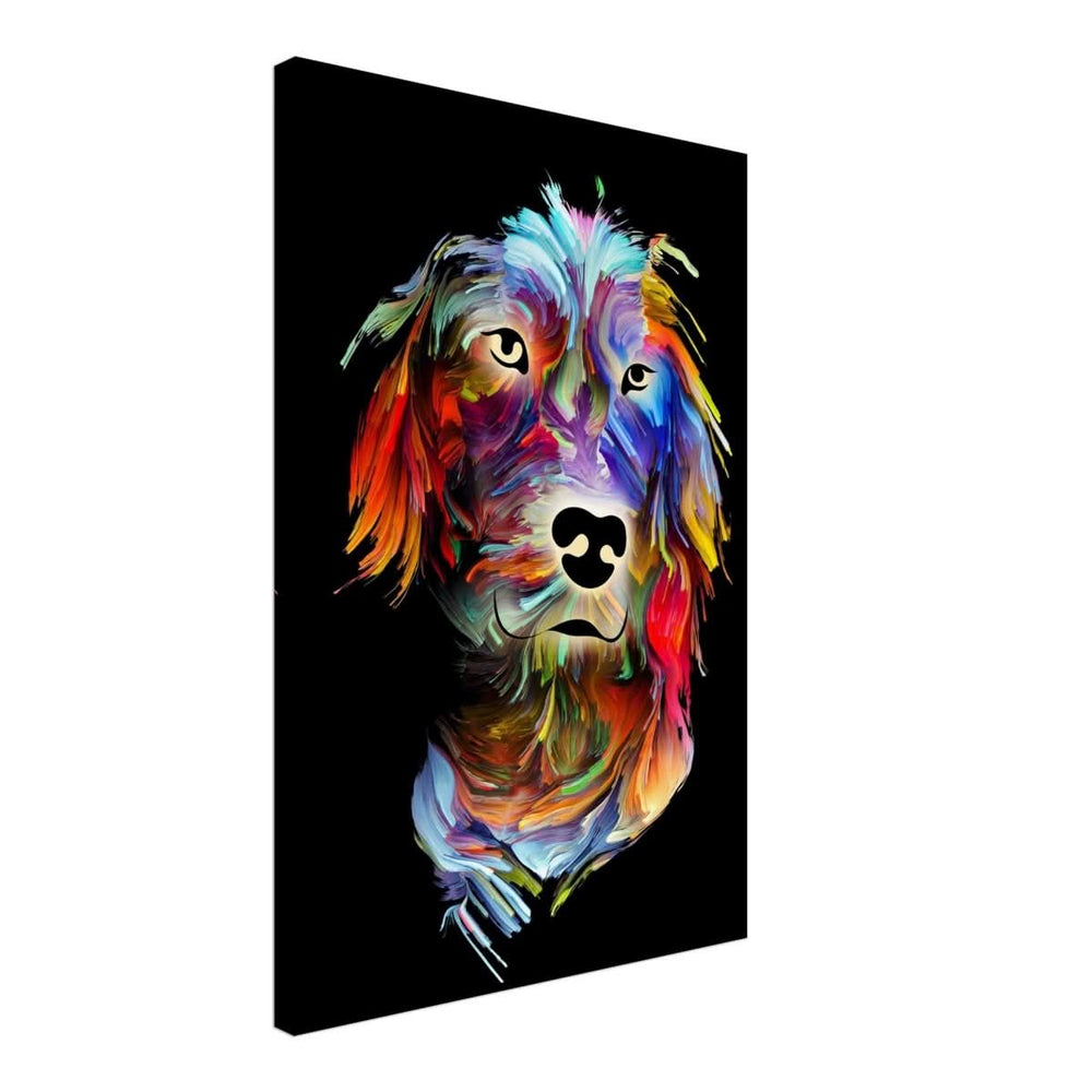 Da Vinci Animal Kingdom Wall art print collection | Dog painting print | Contemporary Art - Canvas - 50x75 cm / 20x30″ - Thick