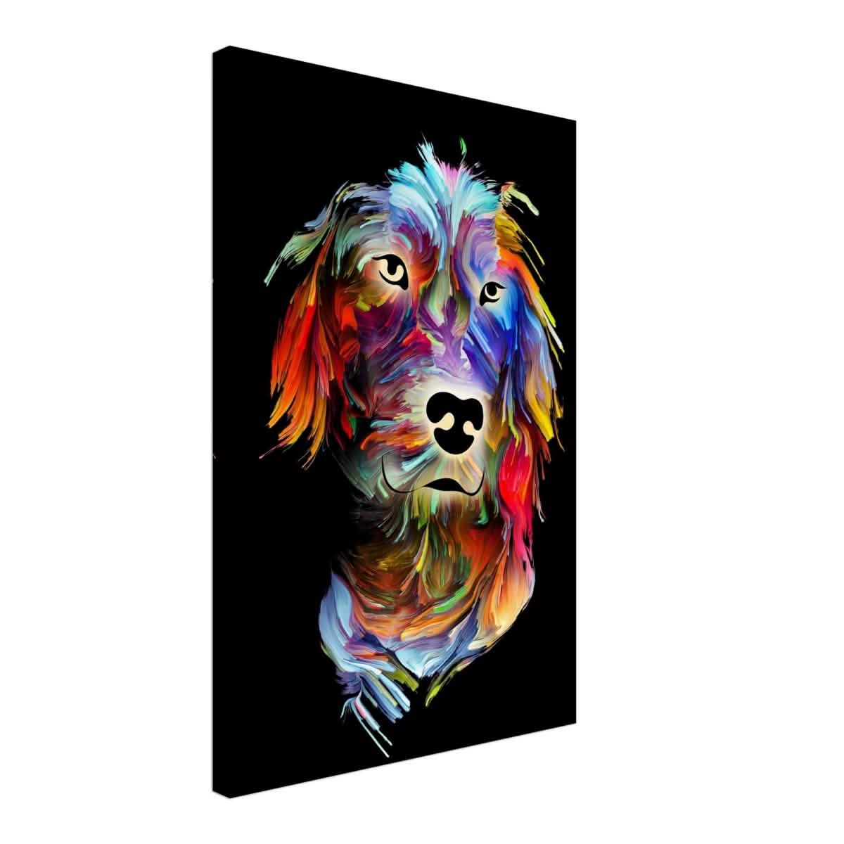 Da Vinci Animal Kingdom Wall art print collection | Dog painting print | Contemporary Art - Canvas - 40x60 cm / 16x24″ - Slim
