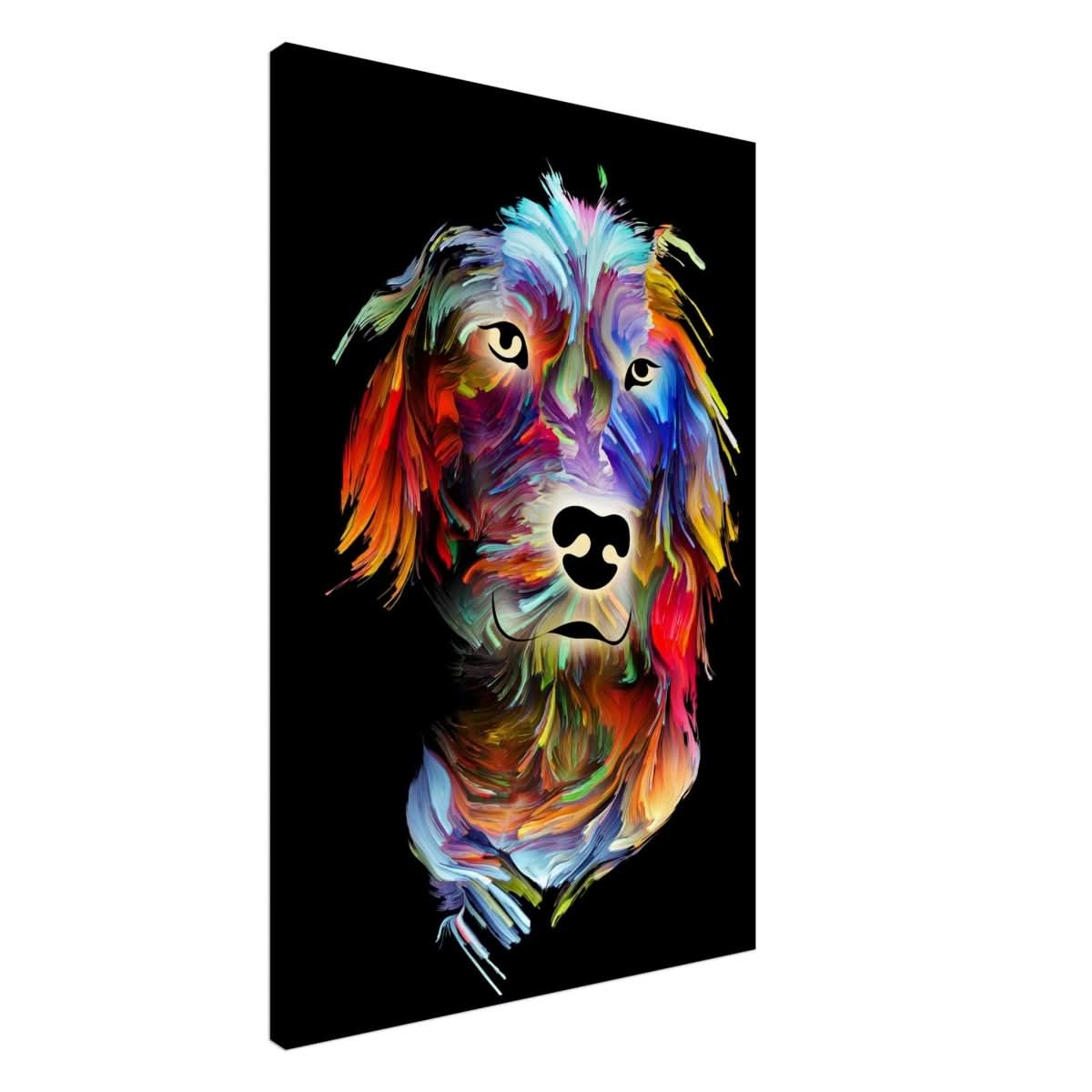 Da Vinci Animal Kingdom Wall art print collection | Dog painting print | Contemporary Art - Canvas - 60x90 cm / 24x36″ - Slim