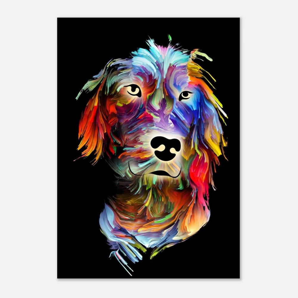Da Vinci Animal Kingdom Wall art print collection | Dog painting print | Contemporary Art - Aluminum Print - 70x100 cm / 28x40″ -