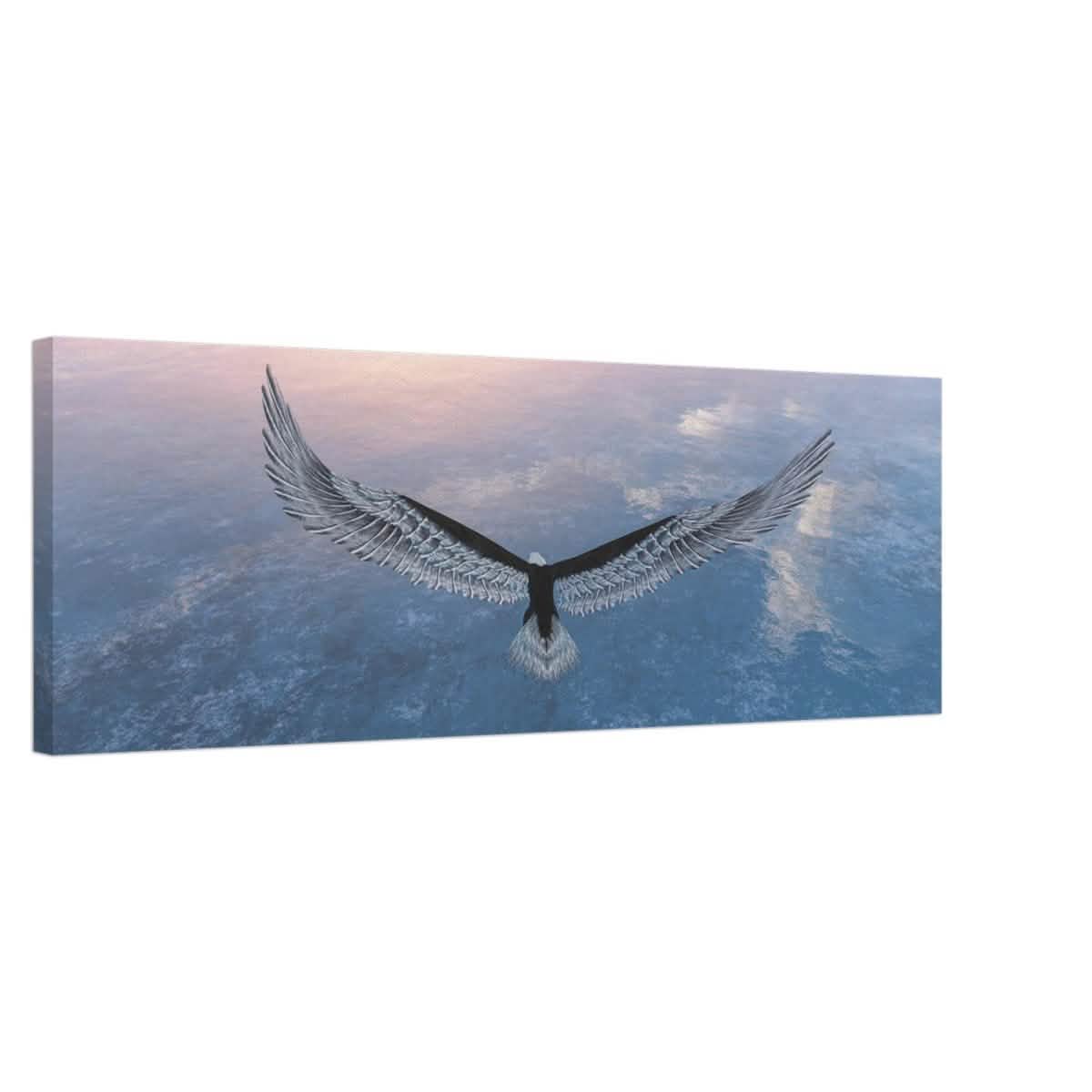 Da Vinci Animal Kingdom Wall art print collection | Eagle | Canvas print - 30x90 cm / 12x36″ - Slim -