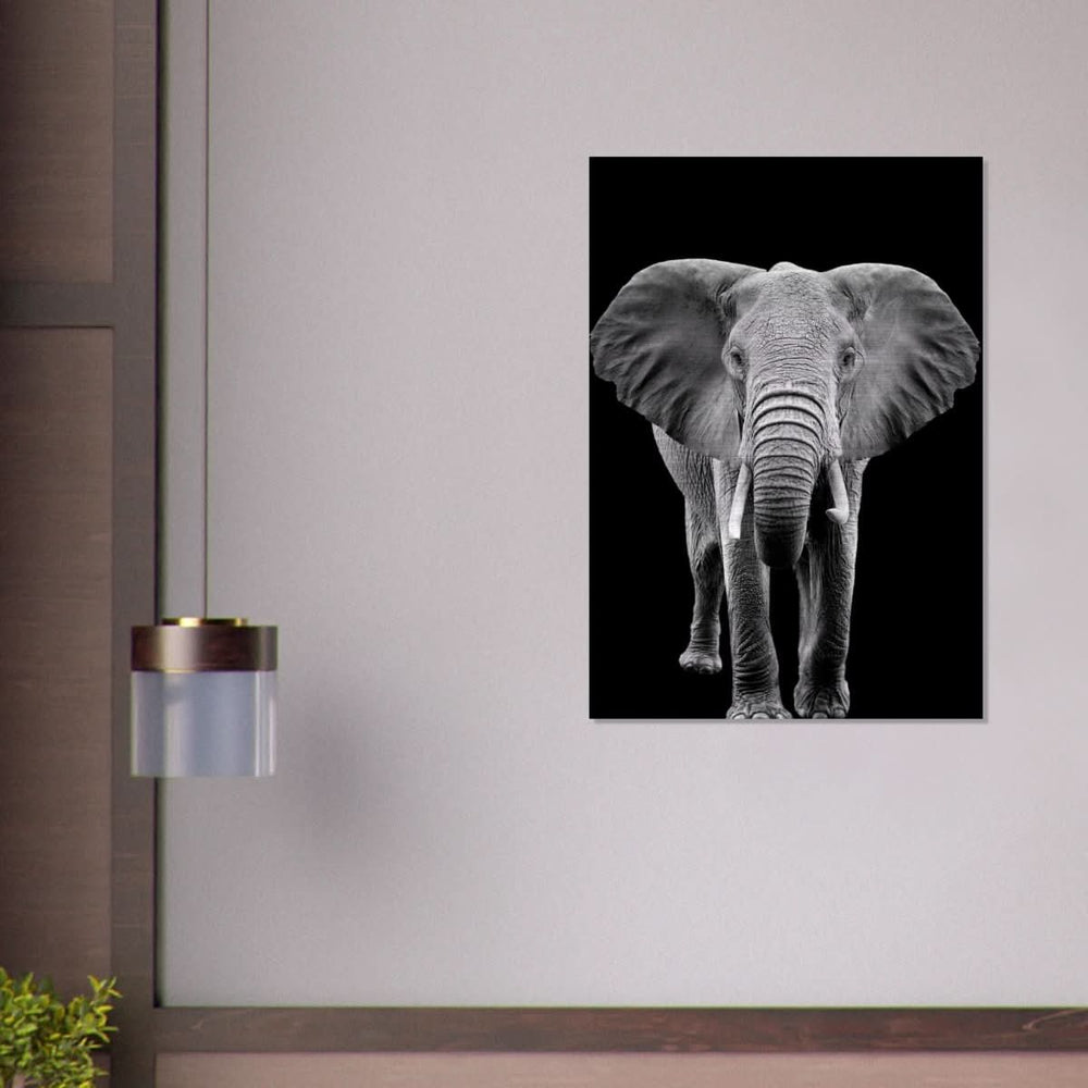 Da Vinci Animal Kingdom Wall art print collection | Elephant - Brushed Aluminum Print - 70x100 cm / 28x40″ -