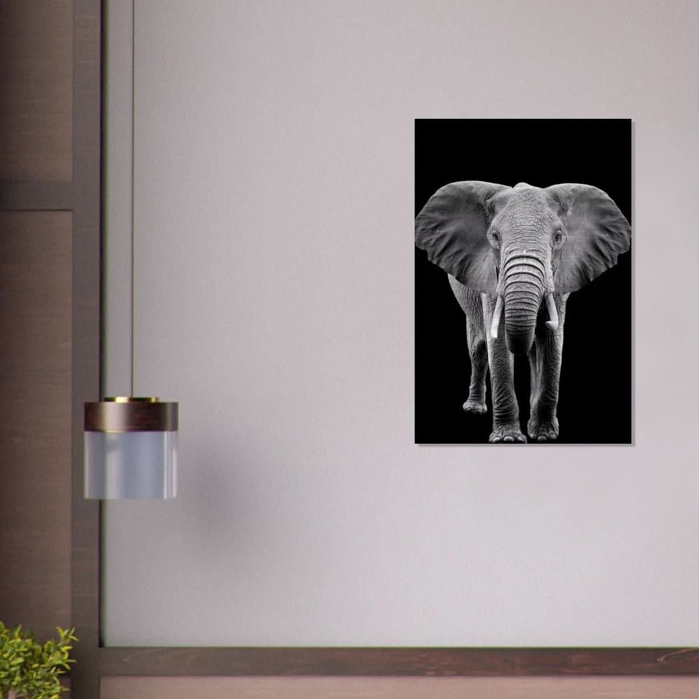 Da Vinci Animal Kingdom Wall art print collection | Elephant - Brushed Aluminum Print - 60x90 cm / 24x36″ -