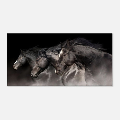 Da Vinci Animal Kingdom Wall art print collection | horses | Canvas print - Slim - 30x60 cm / 12x24″ -